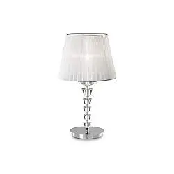 Lampade Da Scrivania - Ufficio Classica Pegaso Metallo Bianco 1 Luce E14 Big