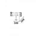 Lampade Da Scrivania - Ufficio Classica Pegaso Metallo Bianco 1 Luce E14 Big 059259