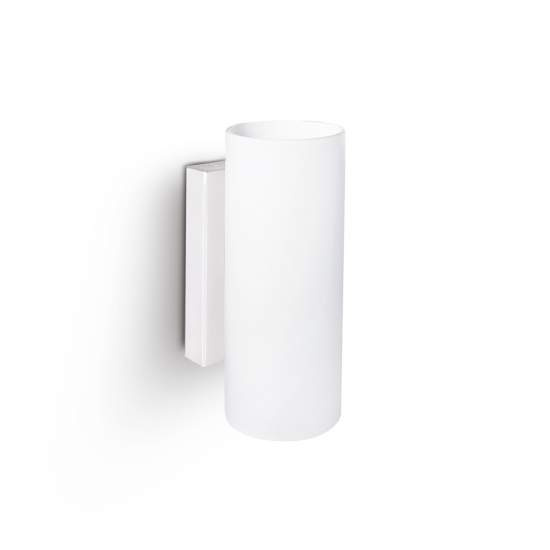 Applique Moderna Round Paul Metallo Bianco 2 Luci 3W 3000K Luce Calda 060620