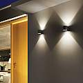 Applique Moderna Snif Round Alluminio Antracite 1 Luce G9 3W 3000K Luce Calda 061467