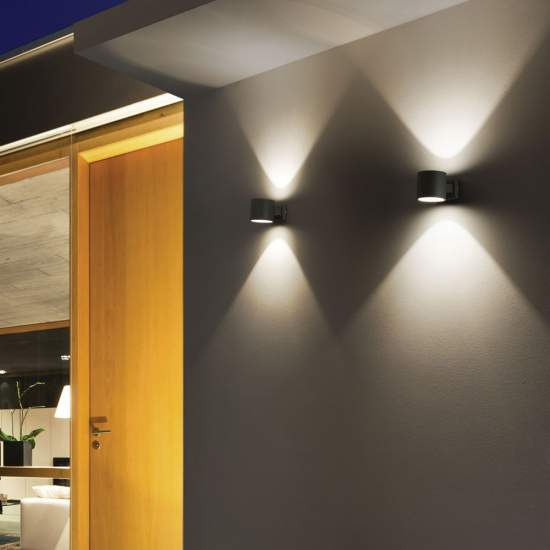 Applique Moderna Snif Round Alluminio Antracite 1 Luce G9 3W 3000K Luce Calda 061467