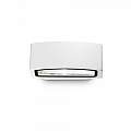 Applique Moderna Andromeda Alluminio Bianco 1 Luce E27 066868