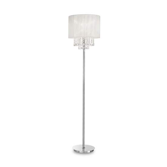 Piantana Classica Opera Metallo-Cristallo Bianco 1 Luce E27 068275