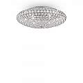 Plafoniera Contemporanea King Metallo-Cristallo Cromo 9 Luci G9 3W 3000K 073255