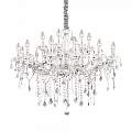 Lampadario Classico Florian Metallo-Cristallo Cromo 18 Luci E14 075150