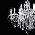Lampadario Classico Florian Metallo-Cristallo Cromo 18 Luci E14 075150