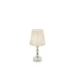 Lampade Da Scrivania - Ufficio Classico Queen Metallo Oro 1 Luce E27 Medium
