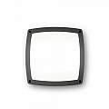 Applique Moderna Cometa Alluminio-Materie Plastiche Antracite 3 Luci E14 082240