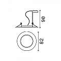 3 Faretti Ad Incasso Swing Metallo Cromo 1 Luce Gu10 | Ideal Lux