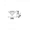 Applique Classica Santa Vetro Trasparente 1 Luce E14 Big 087368