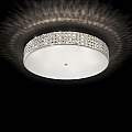 Plafoniera Contemporanea Roma Metallo-Cristallo Cromo 12 Luci 3W 3000K 087870