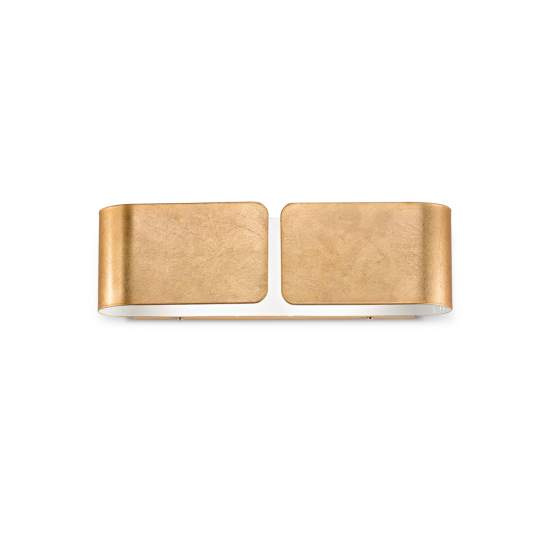Applique Contemporanea Clip Metallo Oro 2 Luci E27 088266