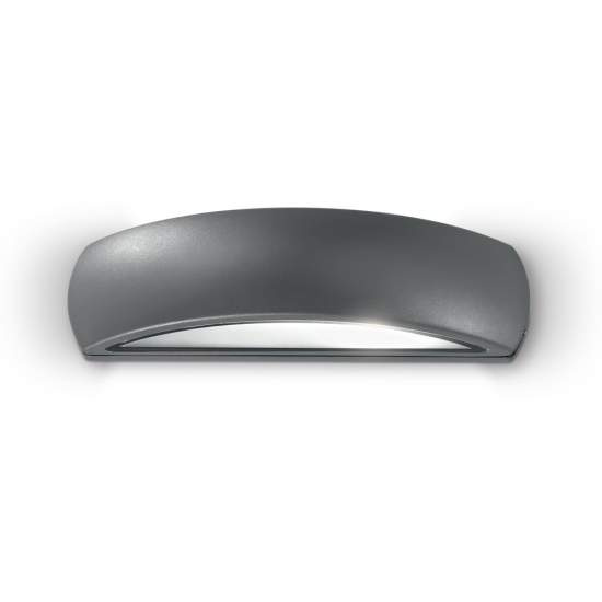 Applique Moderna Giove Alluminio Antracite 1 Luce E27 092188