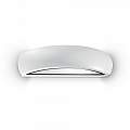Applique Moderna Giove Alluminio Bianco 1 Luce E27 092195