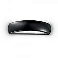 Applique Moderna Giove Alluminio Nero 1 Luce E27 092201