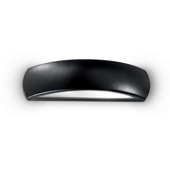 Applique Moderna Giove Alluminio Nero 1 Luce E27 092201