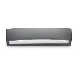 Applique Moderna Andromeda Alluminio Antracite 2 Luci E27