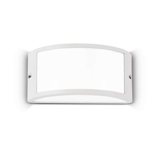 Applique Moderna Rex-1 Alluminio-Materie Plastiche Bianco 1 Luce E27 092393