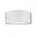 Applique Moderna Rex-2 Alluminio-Materie Plastiche Bianco 1 Luce E27 092416