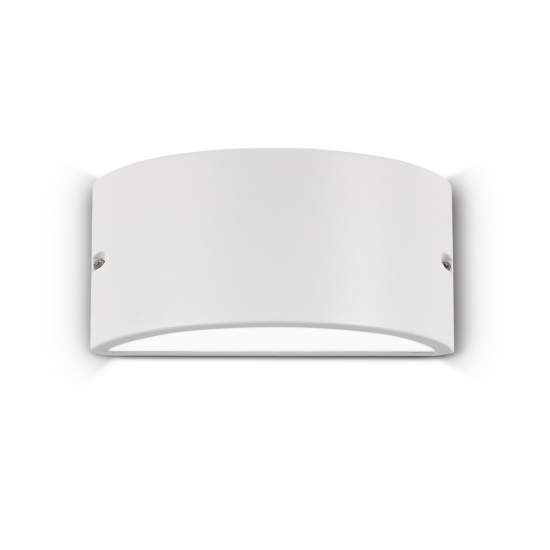 Applique Moderna Rex-2 Alluminio-Materie Plastiche Bianco 1 Luce E27 092416
