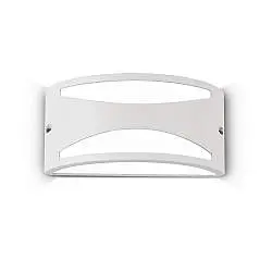 Applique Moderna Rex-3 Alluminio-Materie Plastiche Bianco 1 Luce E27