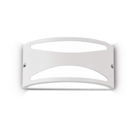 Applique Moderna Rex-3 Alluminio-Materie Plastiche Bianco 1 Luce E27 092430