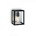 Applique Industrial-Minimal Igor Metallo Nero 1 Luce E27 092836