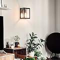 Applique Industrial-Minimal Igor Metallo Nero 1 Luce E27 092836