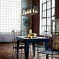 Sospensione Industrial-Minimal Igor Metallo Nero 4 Luci E27 092942