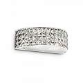 Applique Contemporanea Roma Metallo-Cristallo Cromo 2 Luci 3W 3000K Luce Calda 093086