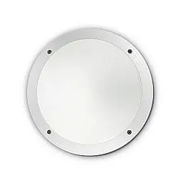 Applique Moderna Polar-1 Materie Plastiche Bianco 1 Luce E27