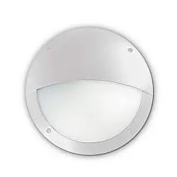 Applique Moderna Polar-2 Materie Plastiche Bianco 1 Luce E27