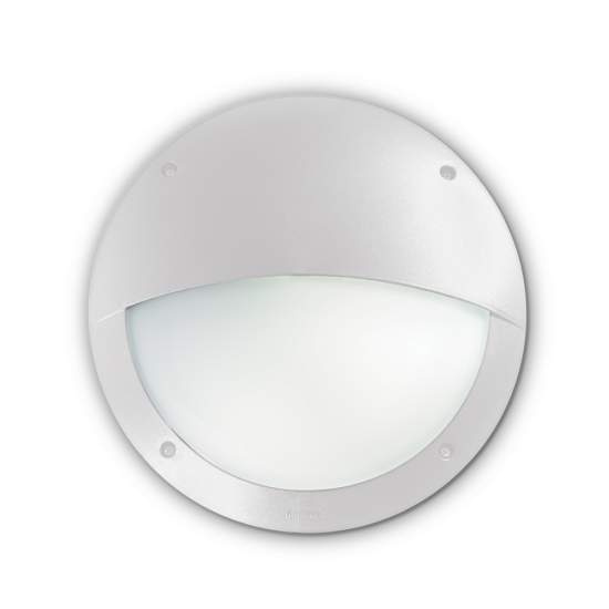 Applique Moderna Polar-2 Materie Plastiche Bianco 1 Luce E27 096681