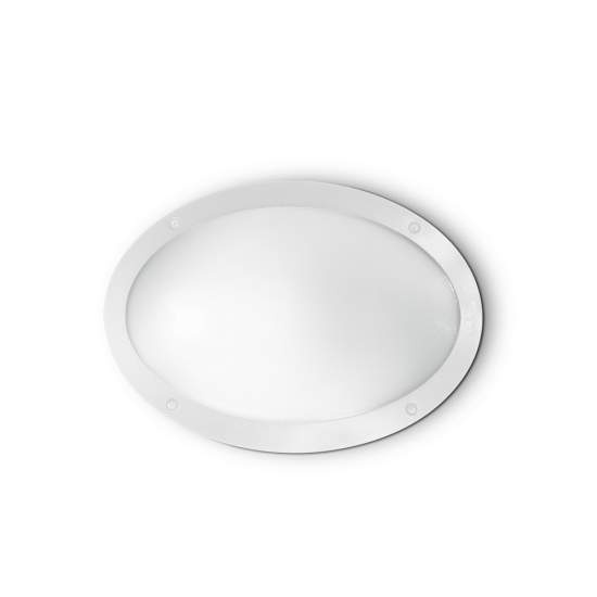 Applique Moderna Medea-1 Materie Plastiche Bianco 1 Luce E27 096711