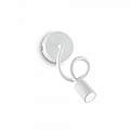 Applique Moderna Focus-1 Metallo Bianco Led 4W 3000K Luce Calda 097183