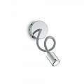 Applique Moderna Focus-1 Metallo Cromo Led 4W 3000K Luce Calda 097206