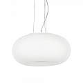 Lampadari E Sospensioni Ulisse Vetro Bianco 3 Luci E27 D52Cm 098616
