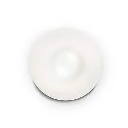 Plafoniera Moderna Glory Vetro Bianco 2 Luci E27 D40Cm