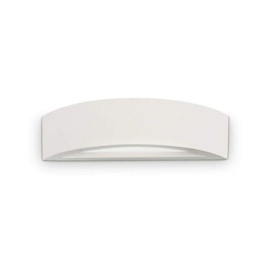 Applique Moderna Soda Gesso Bianco 1 Luce Biemissione E14 105710