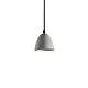 Sospensione Industrial-Minimal Oil-4 Metallo Cemento Grigio 1 Luce Gu10