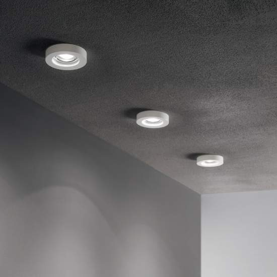 3 Faretti Incasso Moderno Blues Alluminio Bianco 1 Luce Gu10 5W 3000K Luce Calda | Ideal Lux