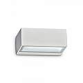 Applique Moderna Twin Alluminio Bianco 1 Luce G9 3W 3000K Luce Calda 115351