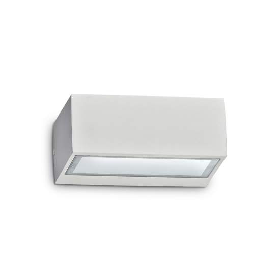 Applique Moderna Twin Alluminio Bianco 1 Luce G9 3W 3000K Luce Calda 115351