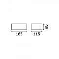 Applique Moderna Twin Alluminio Bianco 1 Luce G9 3W 3000K Luce Calda 115351