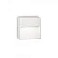 Applique Moderna Down Alluminio Bianco 1 Luce G9 3W 3000K Luce Calda 115382