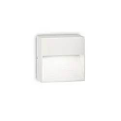 Applique Moderna Down Alluminio Bianco 1 Luce G9 3W 3000K Luce Calda