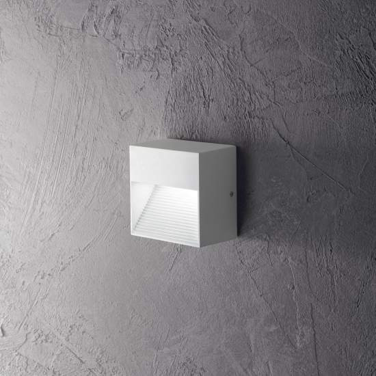 Applique Moderna Down Alluminio Bianco 1 Luce G9 3W 3000K Luce Calda 115382