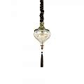 Sospensione Vintage-Decò Harem Metallo Ottone Brunito 1 Luce E27 115979