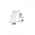 Applique Moderna Fix Metallo Bianco Led 5,5W 3000K Luce Calda 117867