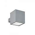 Applique Moderna Snif Square Alluminio Grigio 1 Luce G9 3W 3000K Luce Calda 118666